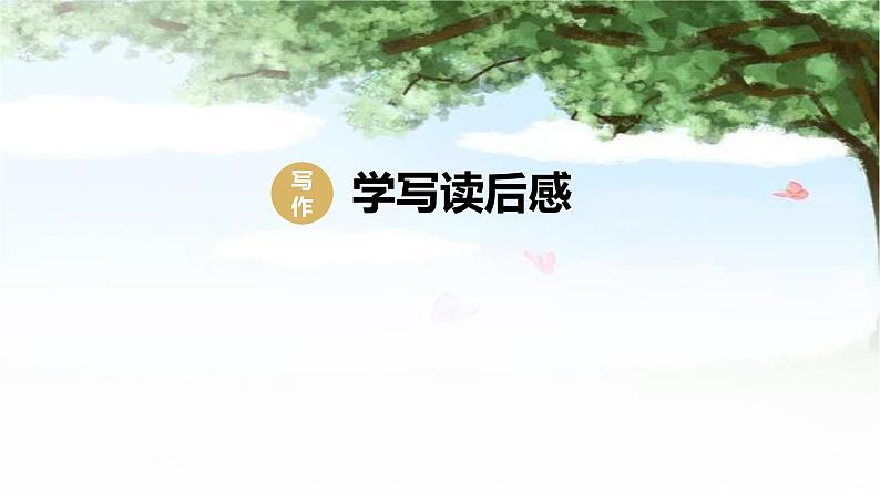 学写读后感PPT课件3第1页