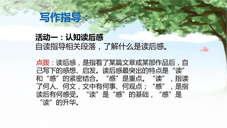 学写读后感PPT课件3第3页