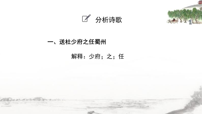 送杜少府之任蜀州PPT课件208