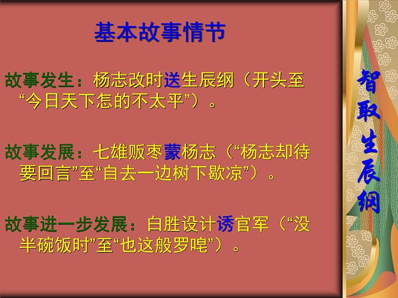 (上课课件)人教版九年级上册语文22《智取生辰纲》 (2)第6页