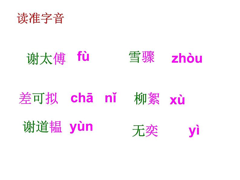 (上课课件)人教版七年级上册语文8《咏雪》第6页
