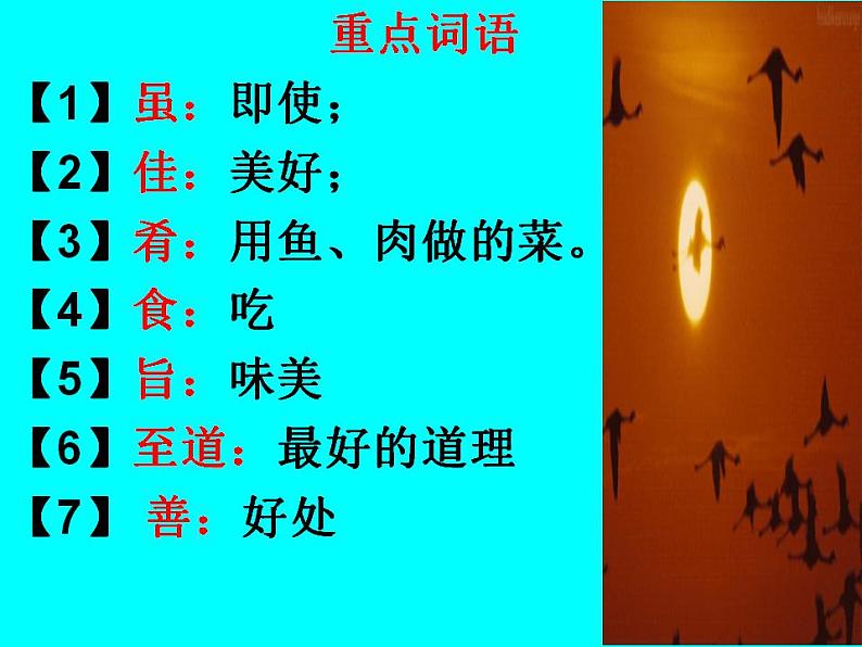 (教案课件)人教版八年级下册语文同步教案:22《虽有嘉肴》06