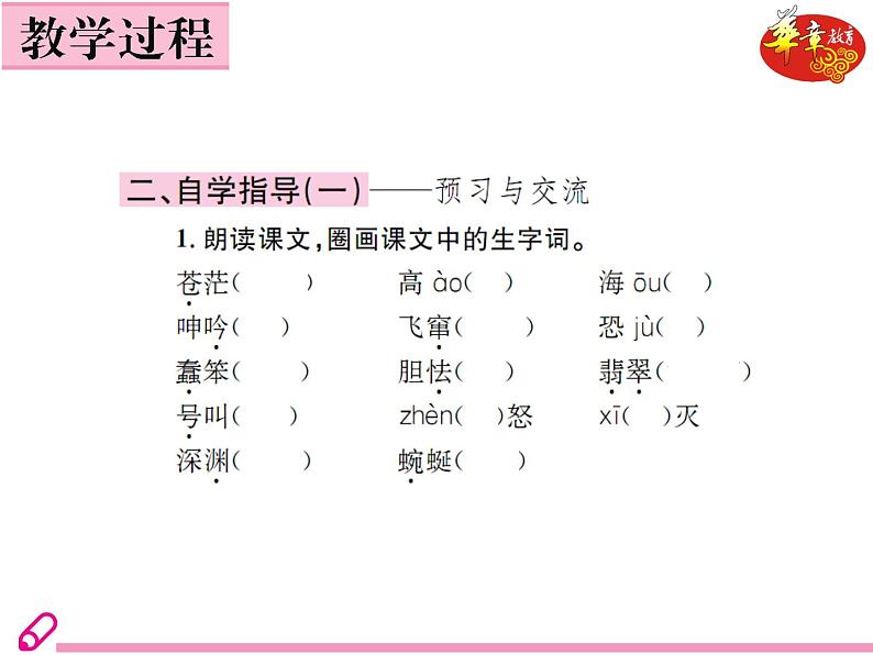 (教案PPT)人教版九年级下册语文同步教案:4《海燕》第6页