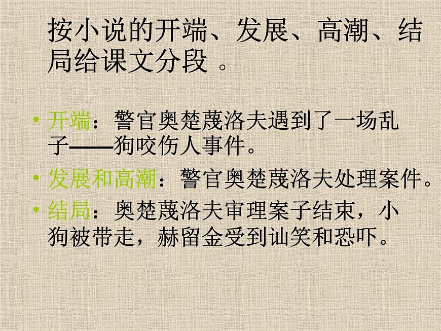 (教案課件)人教版九年級下冊語文同步教案:6《變色龍》(1)第7頁