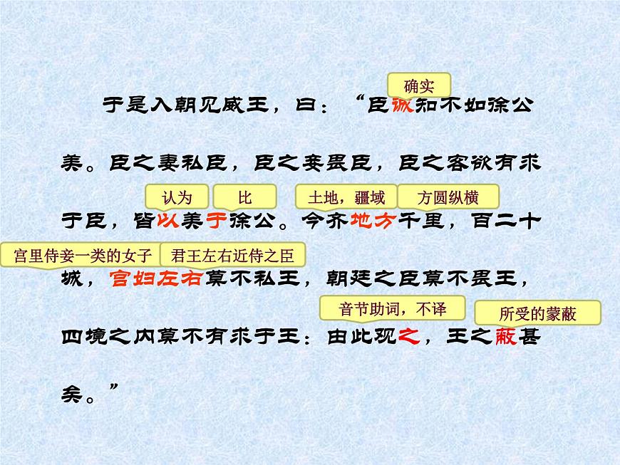 （教案課件）人教版九年級下冊語文同步教案：21《鄒忌諷齊王納諫》（1）第7頁