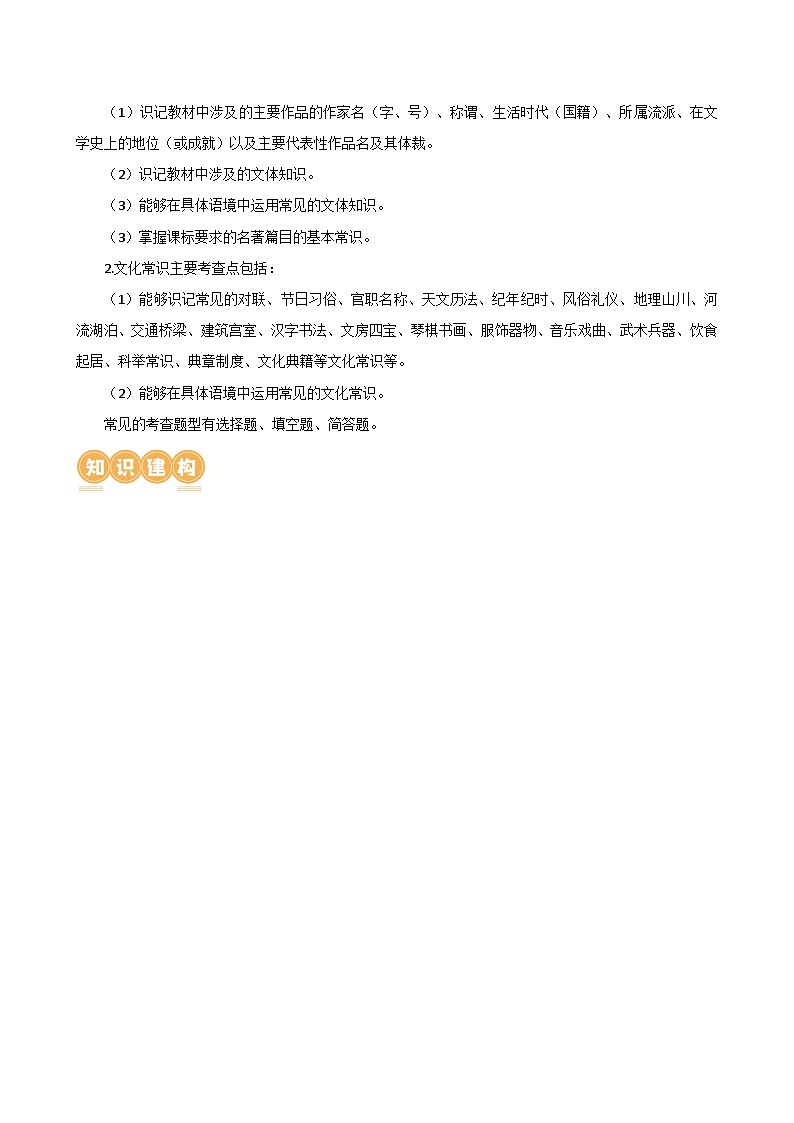 专题05 文学、名著常识(讲练)-2024年中考语文二轮复习课件PPT+讲义(全国通用)03