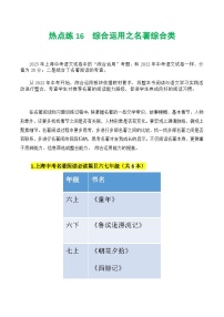 【中考二轮】2024年中考语文【热点·重点·难点】（上海专用）热点练16+综合运用之名著综合类-专练.zip