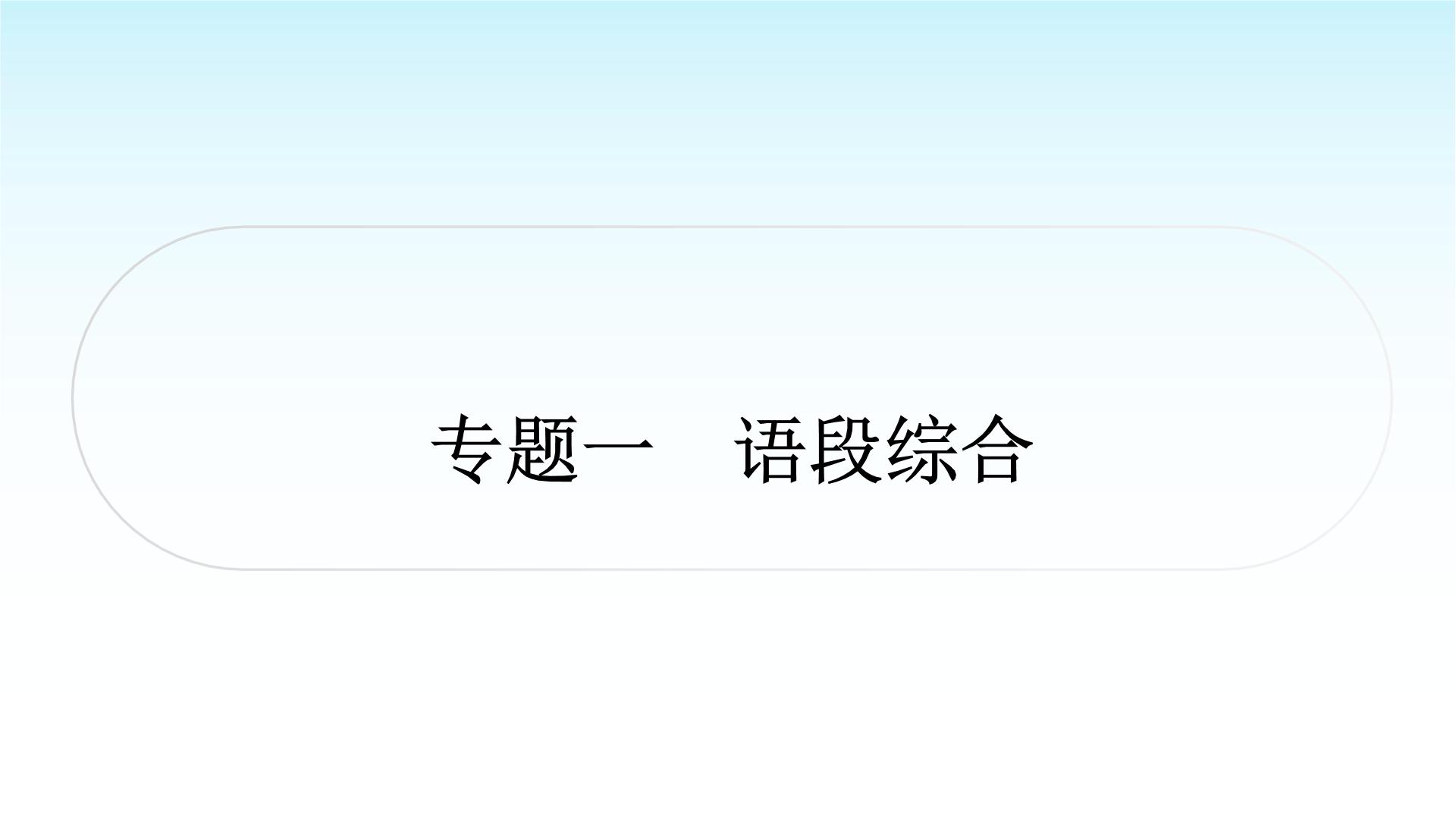 中考语文复习积累与运用专题一语段综合主题1社会主义先进文化课件