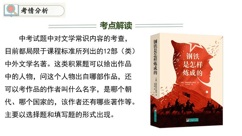 专题08 重点篇目《钢铁是怎样炼成的》讲练(课件)2024年中考语文名著阅读高分突破03