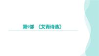 2024年九年级语文中考名著阅读突破第9部 《艾青诗选》(课件)