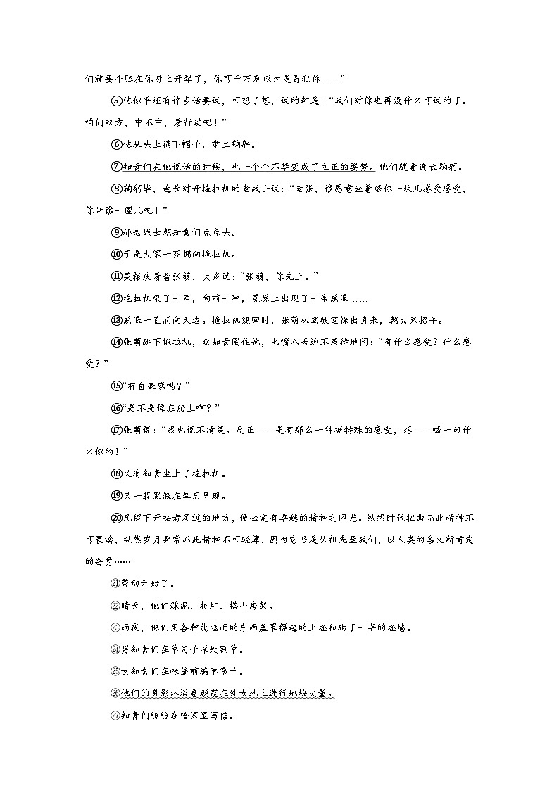 2024年浙江省浙派联盟中考二模语文试题(含解析)第3页