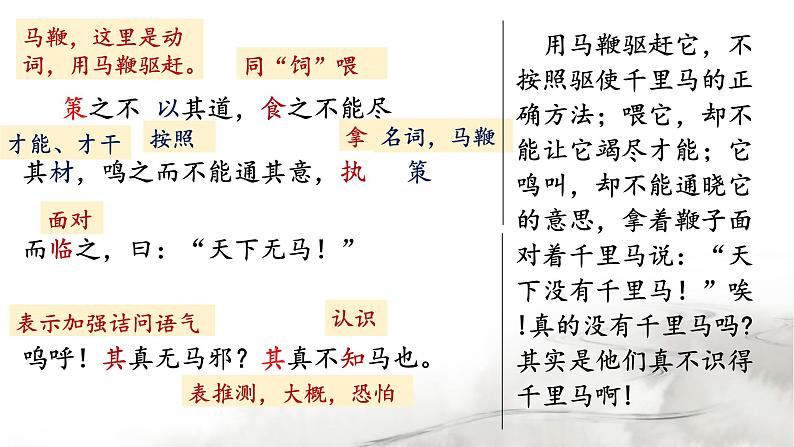 2024-2025学年部编版八年级语文下《马说》课件第8页