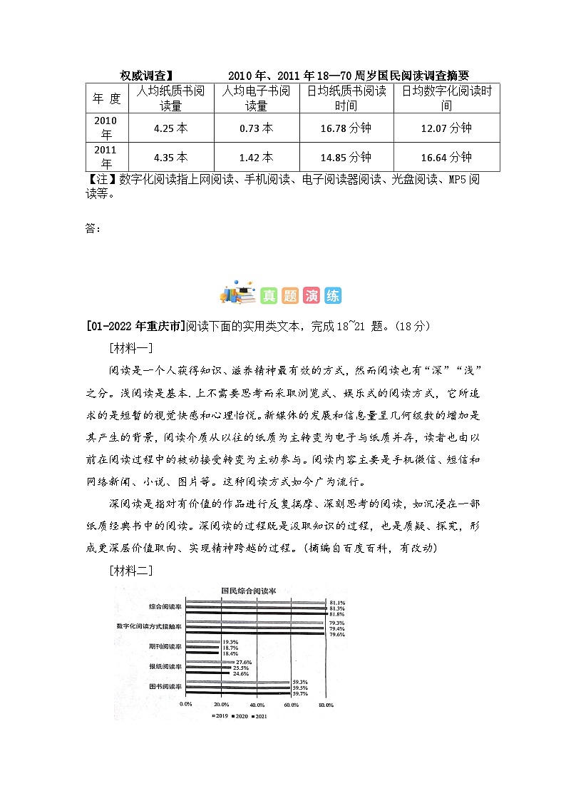 非连续文本阅读之 图表解读(原卷+答案解释)2024年中考语文三轮冲刺 查漏补缺纠错(全国通用)原卷版第3页