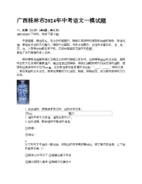 广西桂林市2024年中考语文一模试题