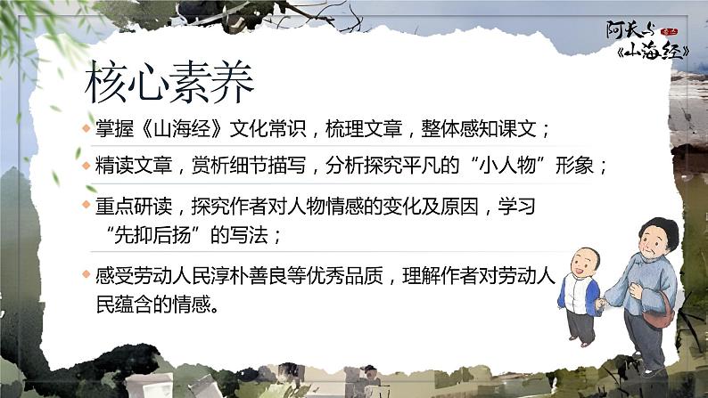 部编版七年级下册第十课《阿长与山海经》课件+教案04