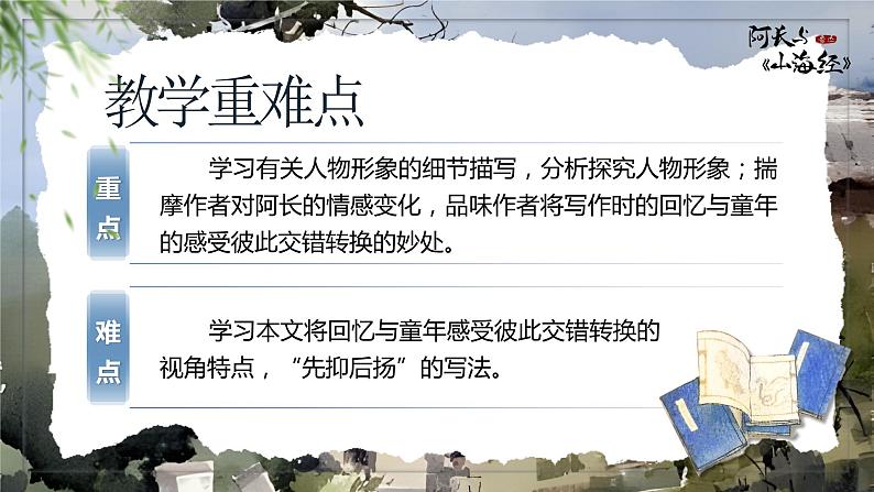 部编版七年级下册第十课《阿长与山海经》课件+教案05