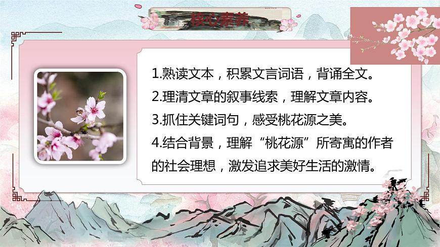 《桃花源記》（課件版權(quán)歸屬“松鼠語文”，只供個人使用，請勿私自傳播，違者必究）第4頁