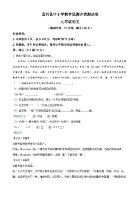 河北省沧州市孟村回族自治县2023-2024学年九年级下学期月考语文试题