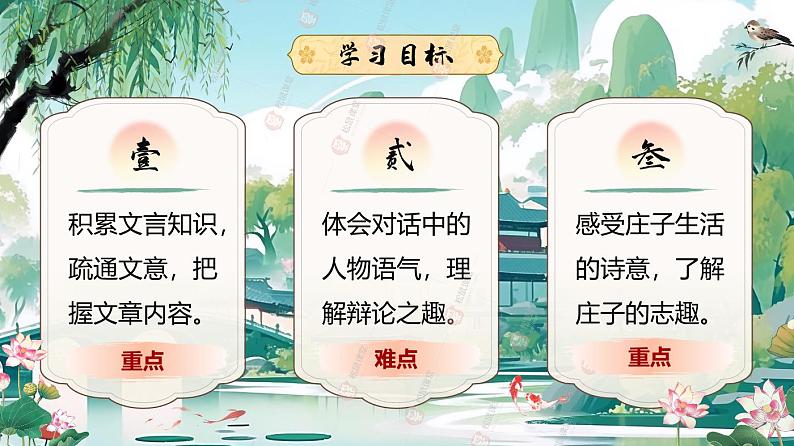 部编版初中语文八下21《庄子与惠子游于濠梁之上》课件+教案02