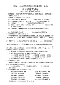 福建漳州市2023-2024学年八年级下学期期末质检语文试题（A卷）