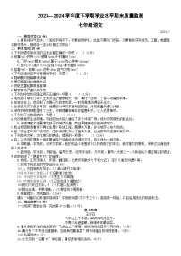 山东省临沂市平邑县2023-2024学年七年级下学期期末语文试题