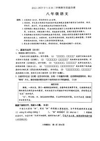 廣東省東莞市2023-2024學(xué)年八年級(jí)下學(xué)期期末自查語(yǔ)文試題