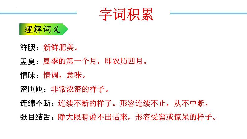 编版版语文八年级上册 第17课 昆明的雨(教学课件)第6页