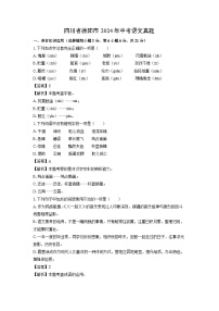 [語文]四川省德陽市2024年中考真題(解析版)