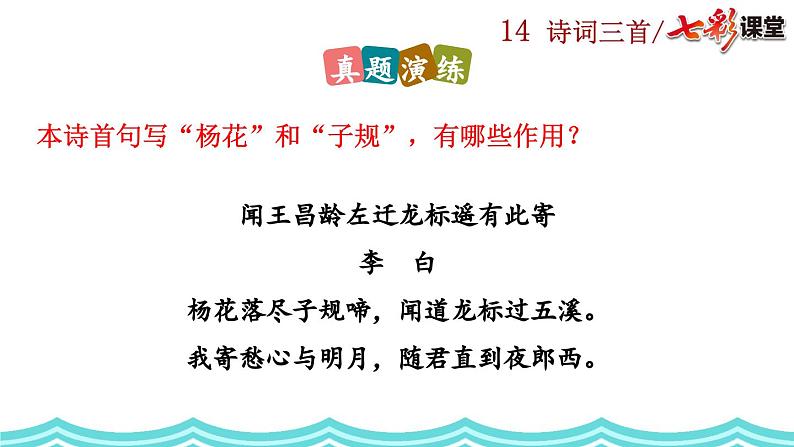 统编版 语文 九年级上册 第同3单元 14 诗词三首 PPT课件+教案+习题08
