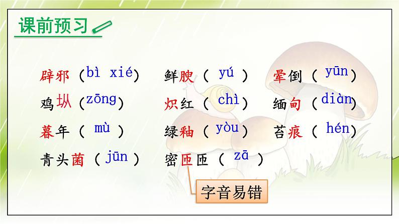 部编语文八年级上册 第4单元 18 昆明的雨 PPT课件+教案04