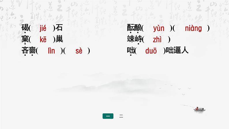 【新教材】统编版(2024)七年级上册语文期末复习:专题一 字音 字形 课件03