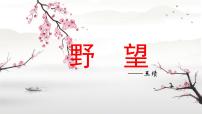 初中语文人教部编版八年级上册野望优秀课件ppt