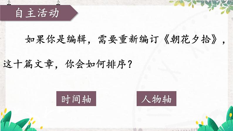 语文七年级上册 第3单元 整本书阅读 《朝花夕拾》 精读、略读、浏览【第二课时】 PPT课件05