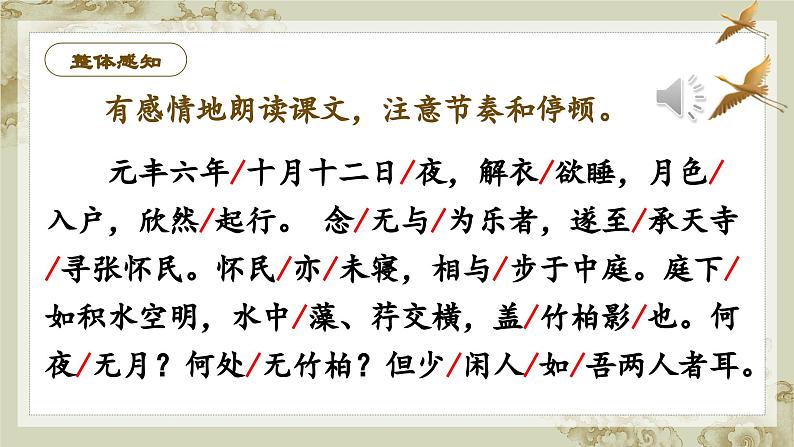 人教部编版初中语文八年级上册 《11.短文二篇-记承天寺夜游》 课件+教案08