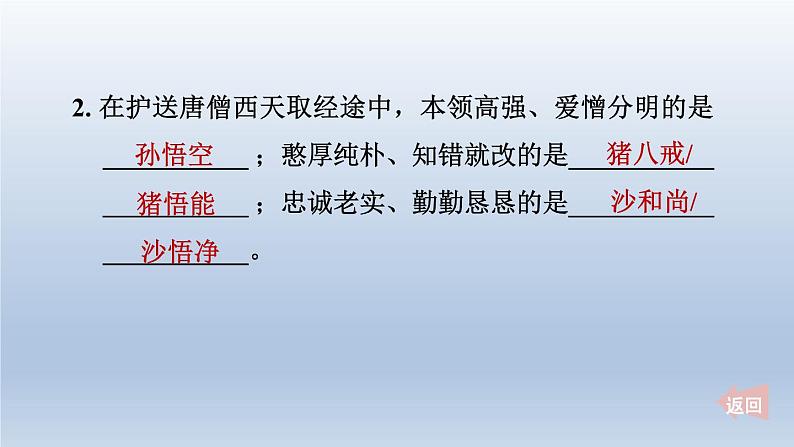2024七年级语文上册第六单元整本书阅读专练西游记习题课件(部编版)03