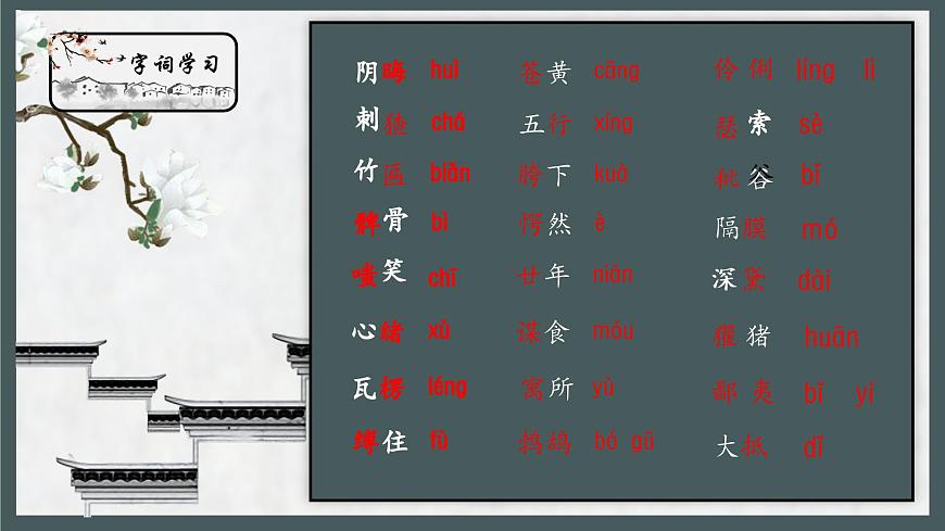 八年級(jí)上故鄉(xiāng)第5頁(yè)