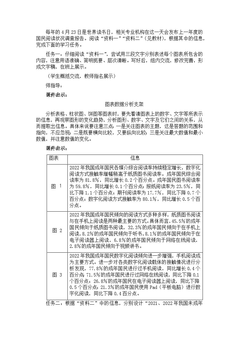 新教材七年级语文上册全册核心素养教案(专题学习活动 少年正是读书时第一课时02
