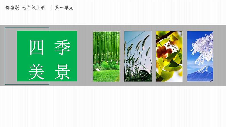 课件:部编版初中语文七年级上册第一单元第4课 观沧海01