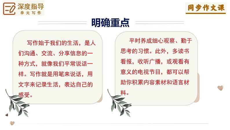 第一单元作文 热爱写作,学会观察 写作技巧  课件2024-2025学年七年级语文上册(统编版2024)07