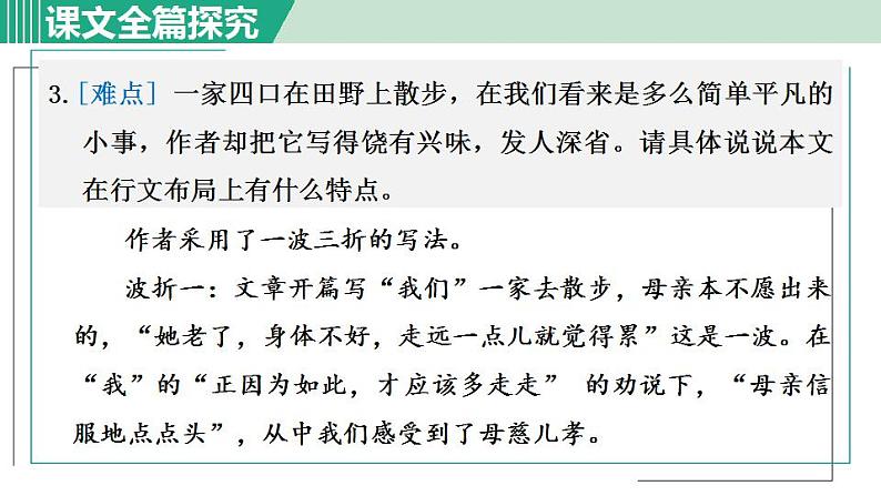 人教版(2024)语文七年级上册 第二单元 散步 课件+教案+学案08
