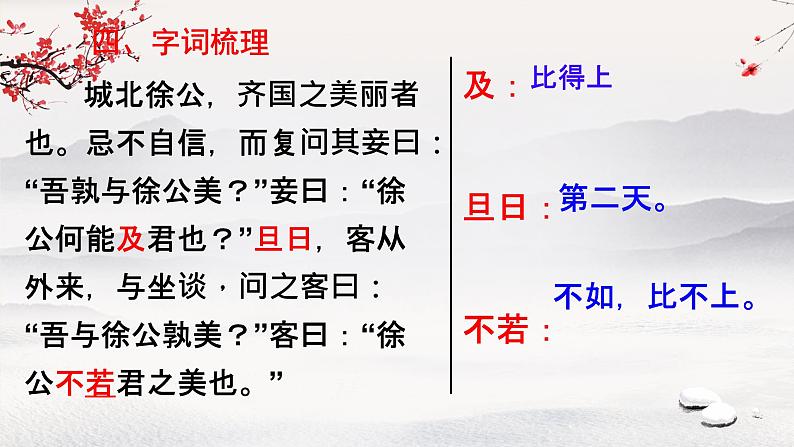 21 邹忌讽齐王纳谏 课件 初中语文统编2024九年级下册第6页