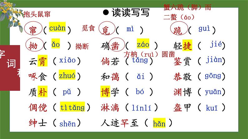 统编版语文七年级上册(2024)第9课《从百草园到三味书屋》课件第4页