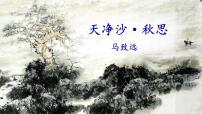 人教部编版(2024)七年级上册天净沙秋思背景图课件ppt