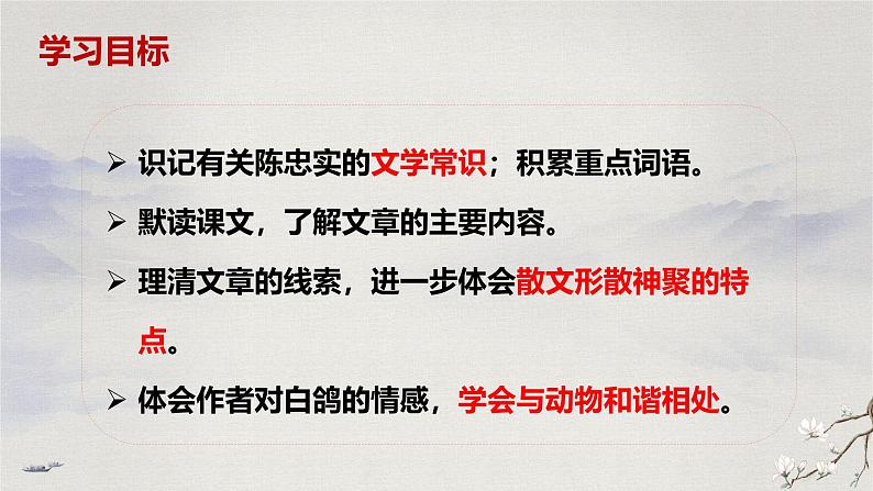 18 我的白鸽(教学课件)-初中语文统编版(2024)七年级上册03
