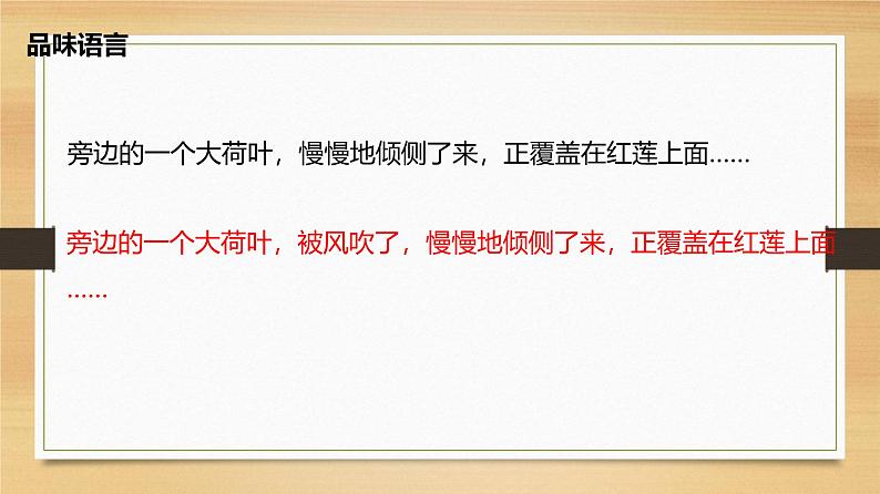 课件:部编版初中语文七年级上册第二单元第7课 散文诗二首——荷叶·母亲第6页