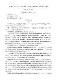 湖北省孝感市孝南区2022-2023学年七年级下学期期末考试语文试题