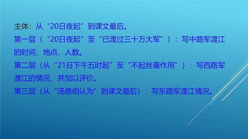 课件:部编版初中语文八年级上册第一单元第1课 消息二则—— 人民解放军百万大军横渡长江第6页