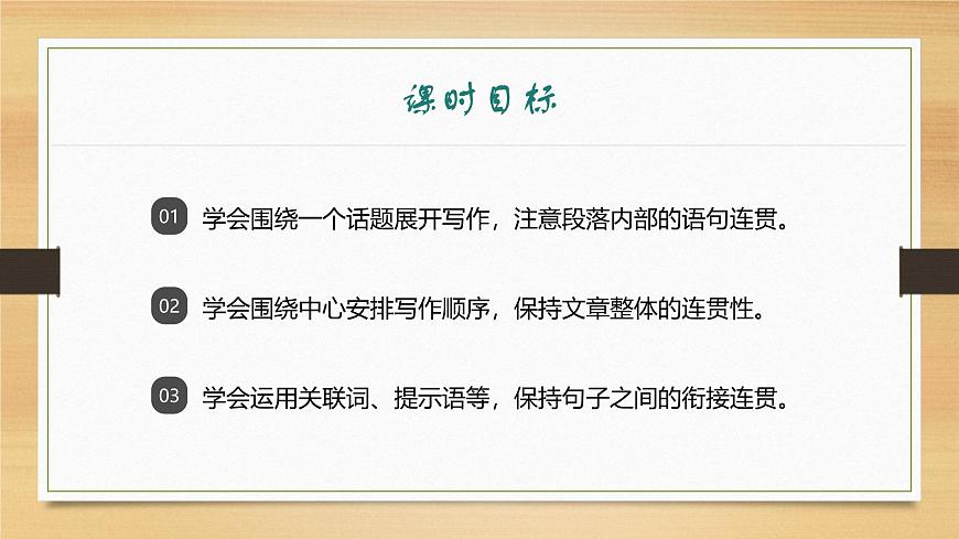課件：部編版初中語文八年級上冊第四單元單元寫作　語言要連貫第2頁