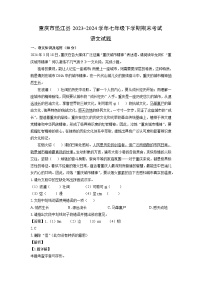 【语文】重庆市垫江县2023-2024学年七年级下学期期末考试试题（解析版）