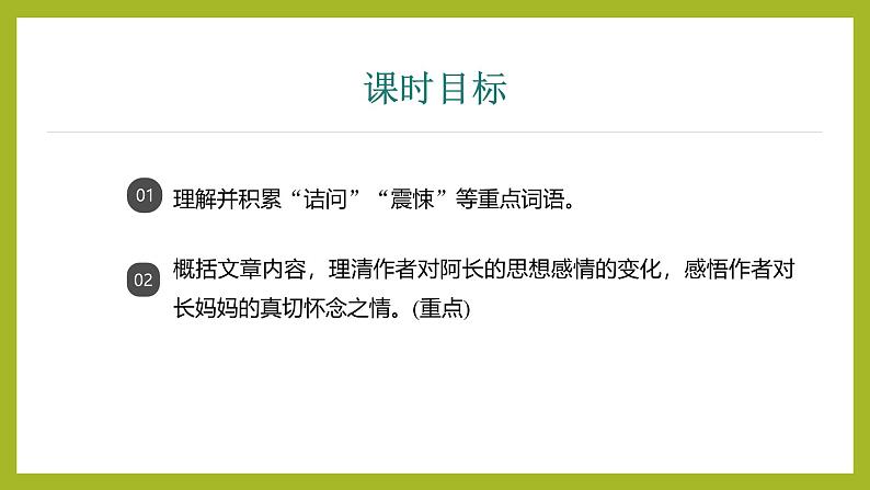 课件:初中语文部编版七年级下册课件、学案及教案第10课 阿长与《山海经》第1课时(预学案)02